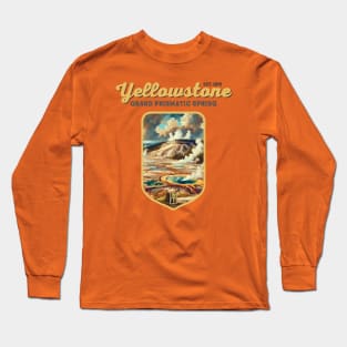 USA - NATIONAL PARK - YELLOWSTONE Grand Prismatic Spring - 6 Long Sleeve T-Shirt